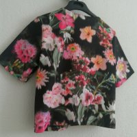 Красива блуза с флорален десен, снимка 5 - Корсети, бюстиета, топове - 30074603