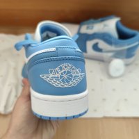 Nike Air Jordan 1 High Blue Chill Нови Оригинални Кецове 43 размер Обувки Номер 43 Маратонки Нови, снимка 14 - Кецове - 37551209