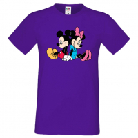 Мъжка тениска Mickey & Minnie 2 Подарък,Изненада,Рожден ден, снимка 7 - Тениски - 36575452