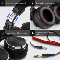 • Професионални слушалки OneOdio Studio Pro-50, Hi-res,20Hz-40kHz, снимка 5 - Слушалки и портативни колонки - 42176093