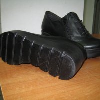Дамски обувки м.125 естествена кожа черни, снимка 4 - Дамски ежедневни обувки - 30272558
