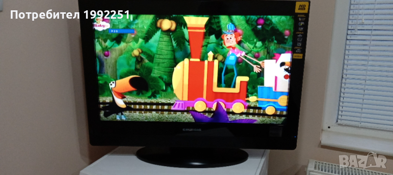 LCD телевизор Grundig НОМЕР 37. Model 32GLX3922. 32инча 81см. Работещ. С дистанционно. Внос от Герма, снимка 1