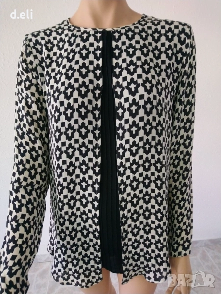 ETRO Original Size M-L / Patrizia Pepe Italy 🇮🇹 Size M 100% Коприна, снимка 1