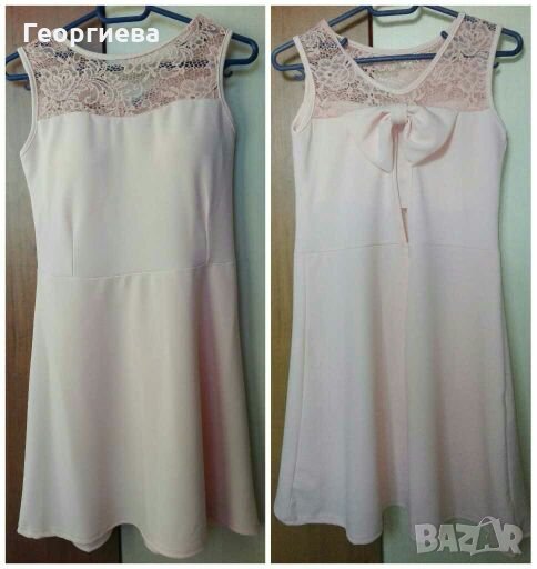 Красива рокля с панделка👗🍀XS,S👗🍀091, снимка 1