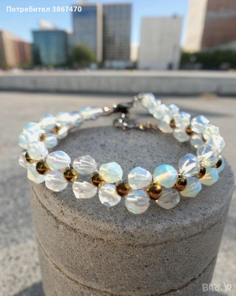 Ръчно изработени гривни от естествени камъни , снимка 1