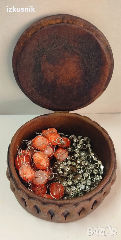 Кожена кутия за бижута – Съюз на българските художници, снимка 1