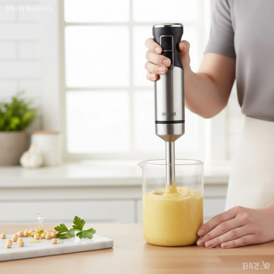 Пасатор Muhler MB-77S, 1000W, метален, снимка 1