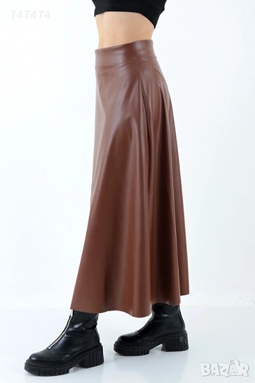 Кожена пола 3ХЛ, нова, снимка 1