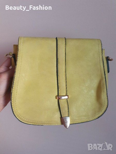 Жълта дамска чанта , снимка 1