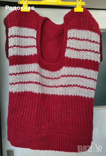 Домашен вълнен елек  пуловер  унисекс и пуловер остро деколте, снимка 1