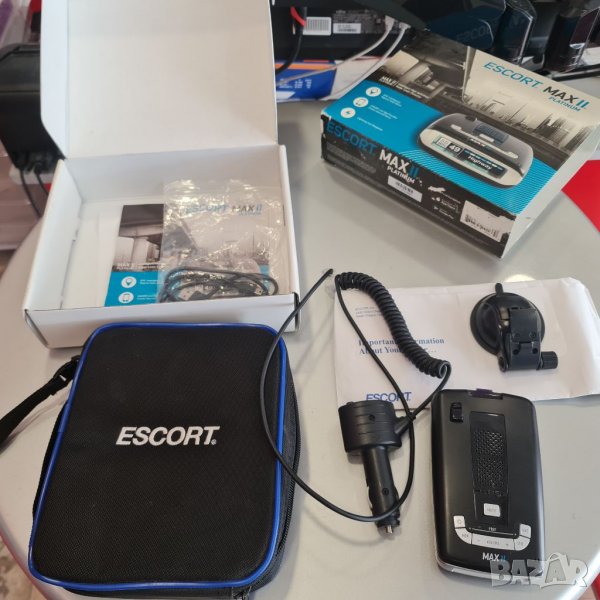 Радар детектор без фалшиви сигнали Eskort pasport max II PLATINUM , снимка 1
