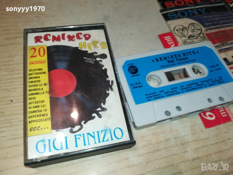 GIGI FINIZIO-ORIGINAL TAPE ВНОС ITALY 1906251201, снимка 1