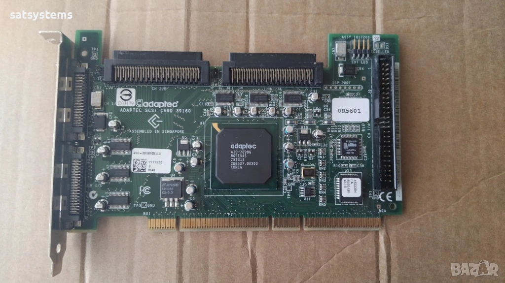 Adaptec 39160 ASC39160 PCI-X 68 Pin Ultra SCSI RAID Controller Card , снимка 1