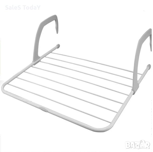 Сушилник за пране, простор, Поставка за дрехи Пластмасова 65x54x16, снимка 1