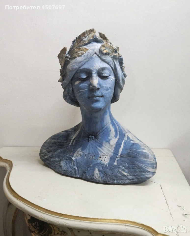 Бюст фклуптора Франция., снимка 1