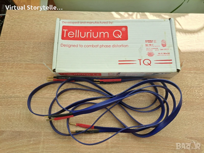 Колонен кабел 2м Tellurium Q, снимка 1