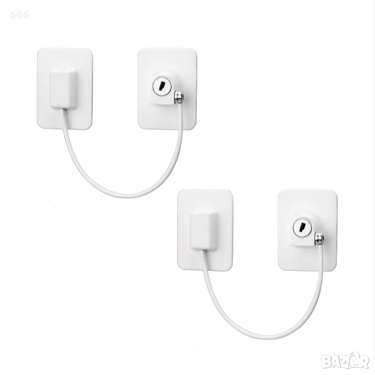 Комплект от 3 предпазителя за заключване на прозореца, снимка 1