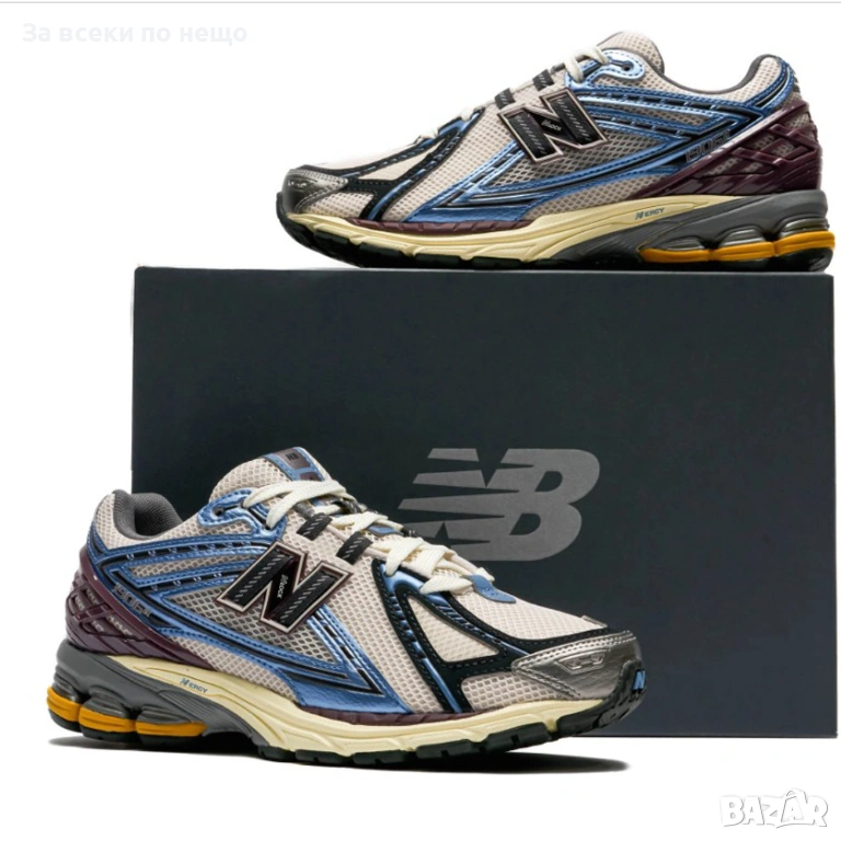 New Balance 1906R Мъжки Маратонки С Кутия👟Мъжки Спортни Обувки Цвят Сиво Синьо и др. Код S416, снимка 1