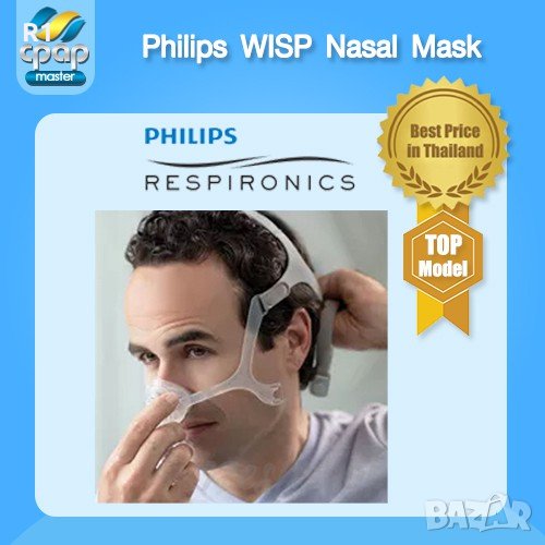Резервна маска за сънна апнея за кислороден апарат Philips, снимка 1
