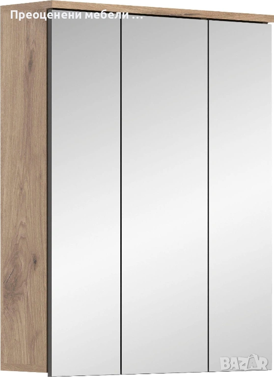 Горен шкаф с огледала Riga внос от Германия, снимка 1