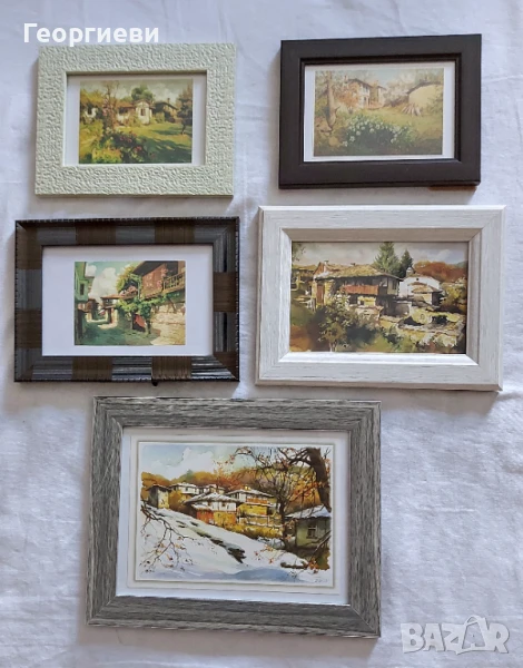 Картини, малки  - 6 броя, снимка 1