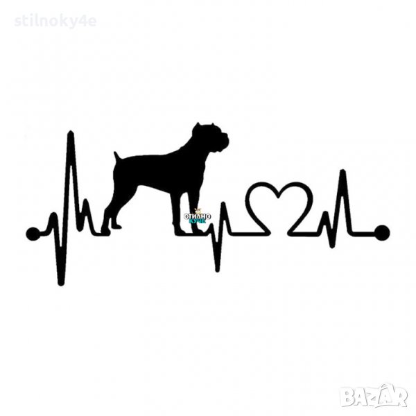Стикер за автомобил/кола на породата Кане Корсо Стикери за коли на породата Кане Корсо, снимка 1