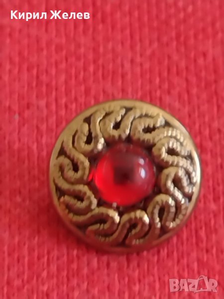 Старо копче възрожденски стил с камък много красив стилен 28620, снимка 1