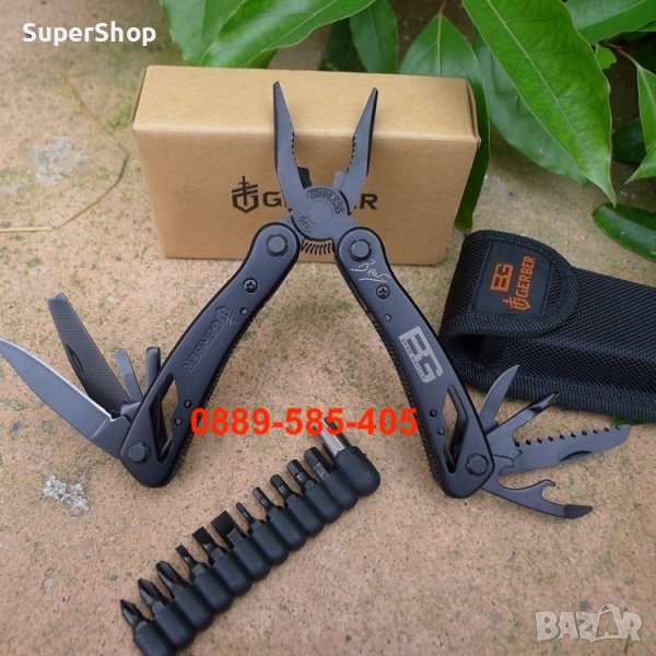 Мултитул Клещи Инструменти Gerber нож трион отверки битове инструмент, снимка 1