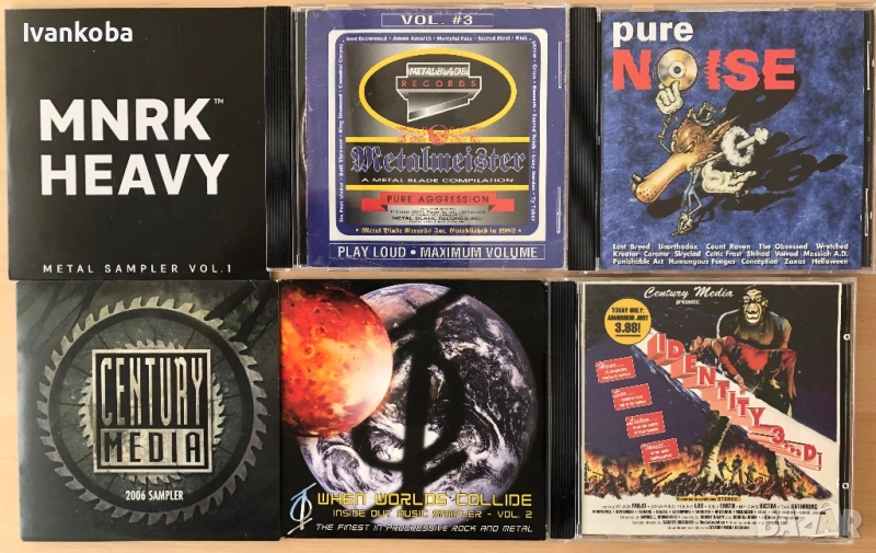 Оригинални дискове с компилации на хеви метъл музика , снимка 1