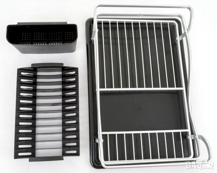 Алуминиев сушилник за съдове с тавичка Wenko, снимка 1