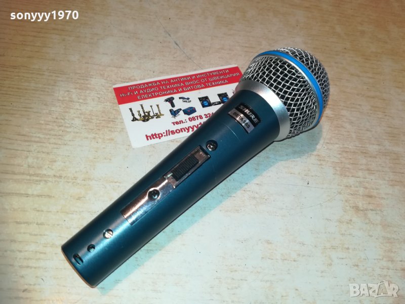 shure beta sm58s-profi microphone-внос belgium 1402211720, снимка 1