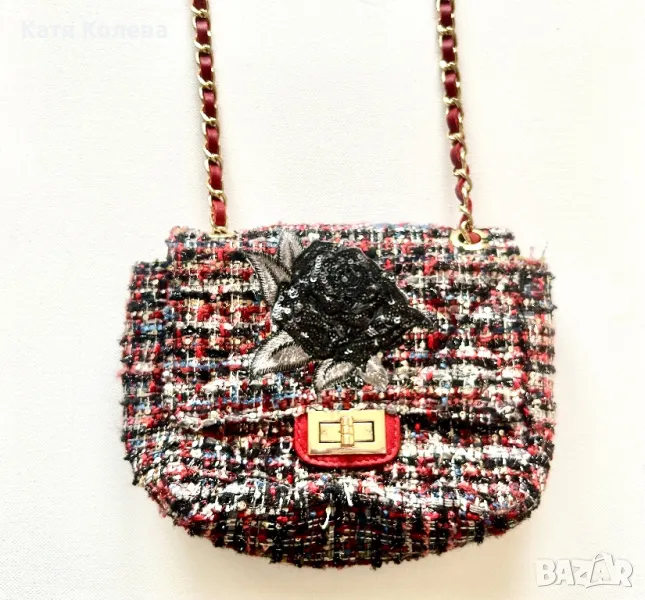 Прекрасна кожена дамска чанта, снимка 1