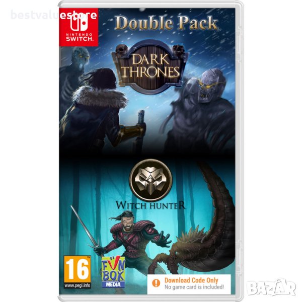 Игра Dark Thrones/witch Hunter Double Pack Код В Кутия Nintendo Switch, снимка 1