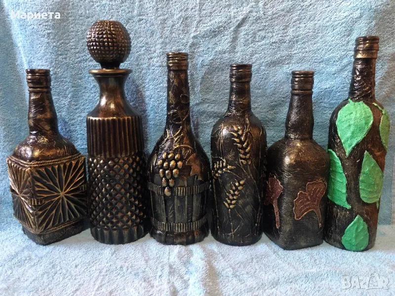 Бутилки декорирани, снимка 1