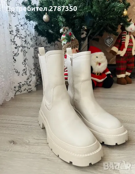 Боти в цвят шампанско, снимка 1