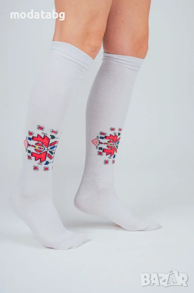 3/4 МОДЕЛ ШЕВИЦА ЗА ТАНЦИ (БЯЛ ЧЕРВЕН И ЧЕРЕН ЦВЯТ) , снимка 1