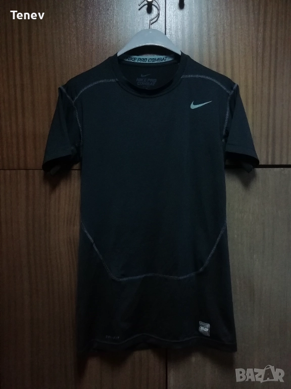 Nike Pro Combat Compression XL оригинална черна мъжка тениска фланелка , снимка 1