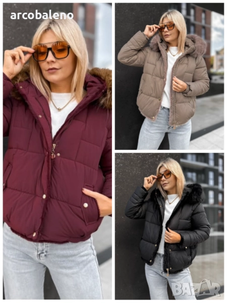 Дамско зимно яке NIDAROS, 3цвята , снимка 1