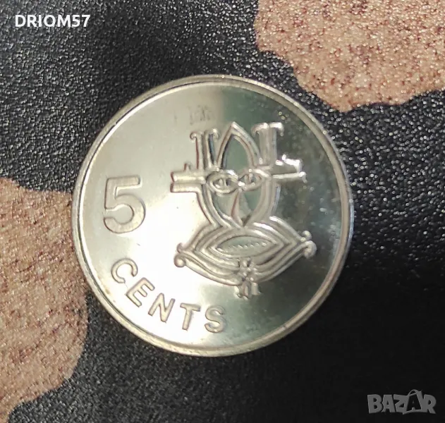 Монета Соломонови острови (UNC) 5 цента [2005], снимка 1
