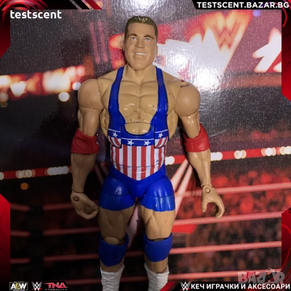 Екшън фигура WWE Kurt Angle Кърт Енгъл Mattel Elite играчка олимпийски медалист Olympic Medalist, снимка 1