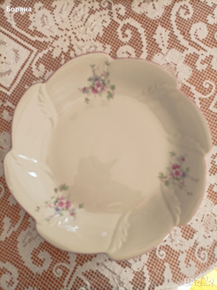 Български порцелан - големи плата за сервиране, снимка 1