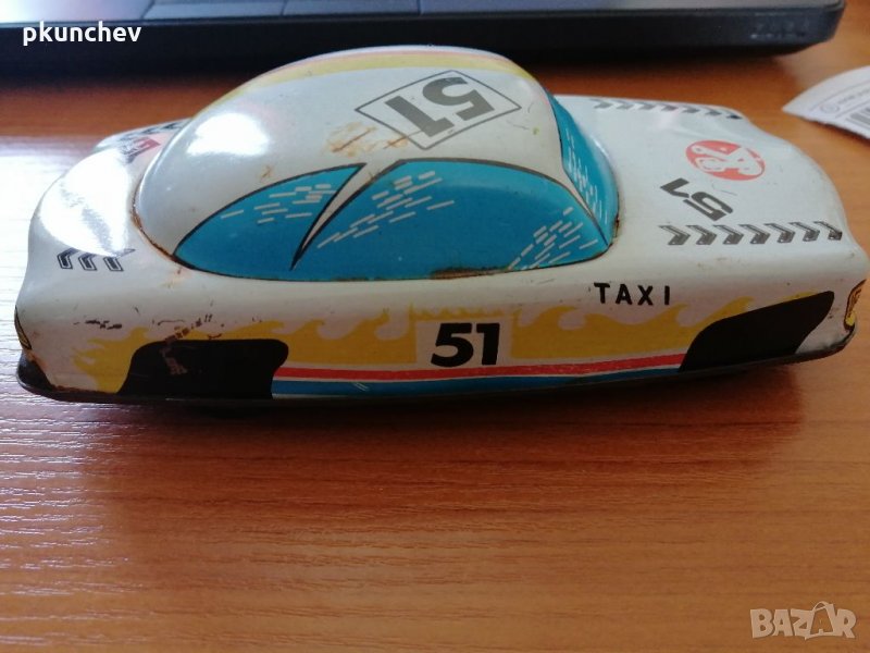 Ретро ламаринена количка, снимка 1