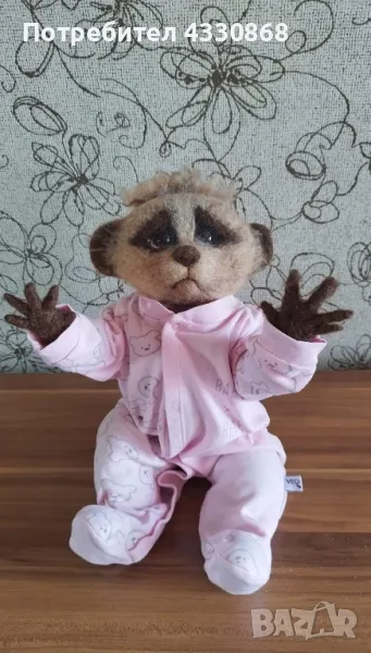 Ръчна изработка Бебе Енот , снимка 1