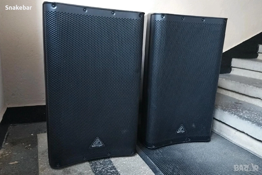 Продавам два броя Активни (Behringer) Модел (DR115DSP) тонколони, без калъфи, използвани! , снимка 1