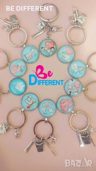 Ключодържател зъболекар с плочка, снимка 1