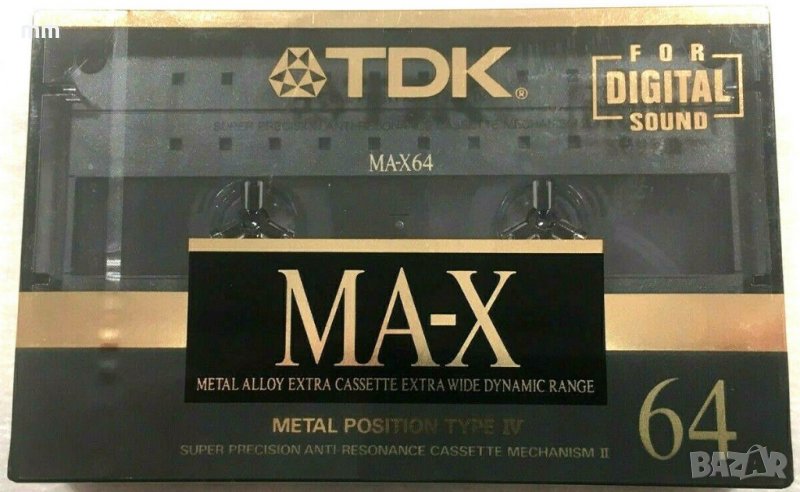 Аудио касета TDK MA-X 64 Made in Japan Type IV, снимка 1