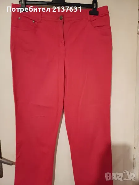 ДАМСКИ ЧЕРВЕН ПАНТАЛОН  CANDA  - Размер XL , снимка 1