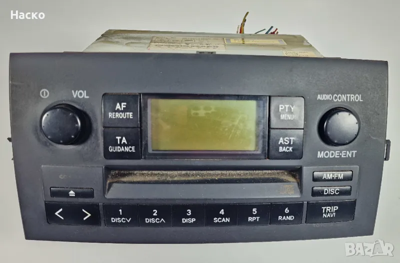 CD Radio СД Радио Тойота Корола Версо Toyota Corolla Verso 86120-13060-B0, снимка 1