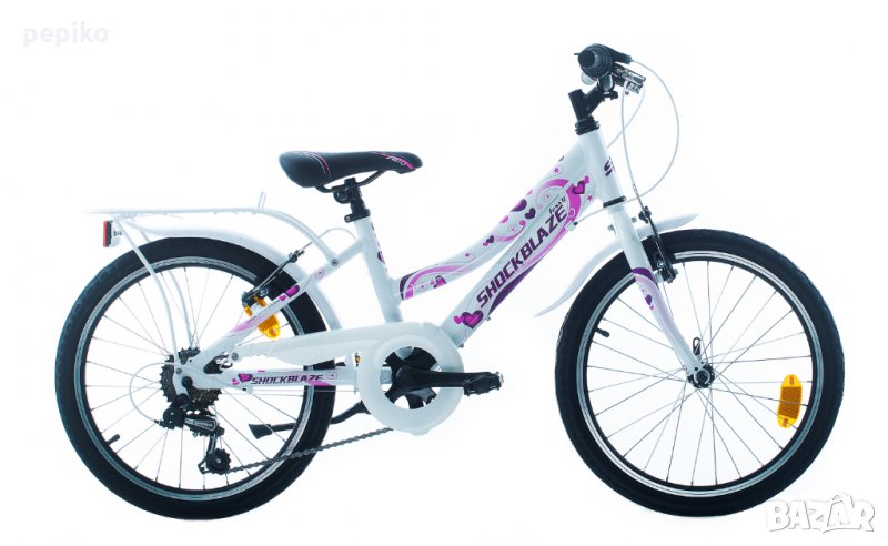 Продавам колела внос от Германия  детски алуминиев велосипед SHOCKBLAZE JESSY 20 цола , снимка 1