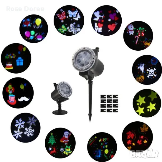 A816 Лазерен проектор с приставки 6LED, снимка 1